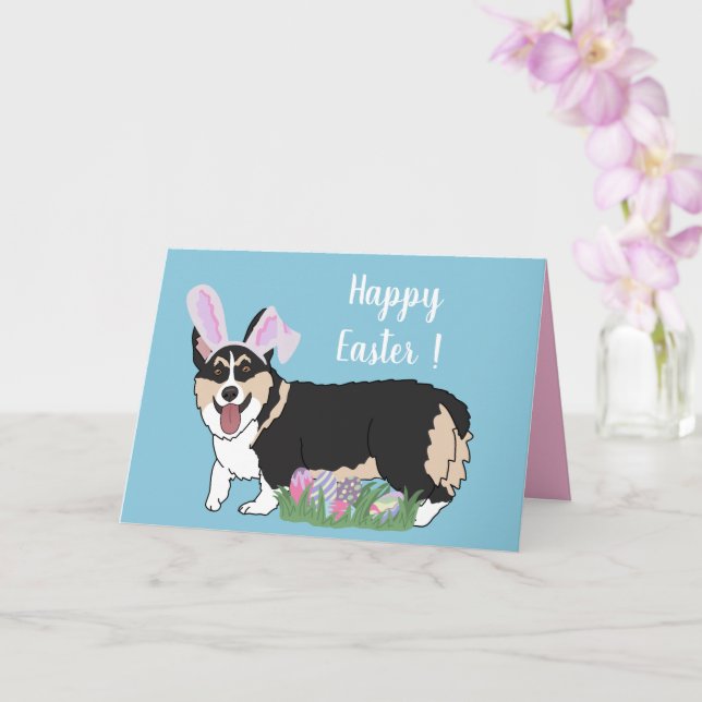 Påsk Welsh Corgi Valp Kort (Orkide)