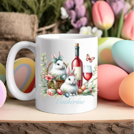 Påsk Whimsique Bunnies & Vin Mugg