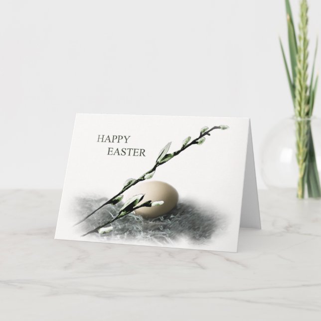 Påsk willow helgkort (Framsida)