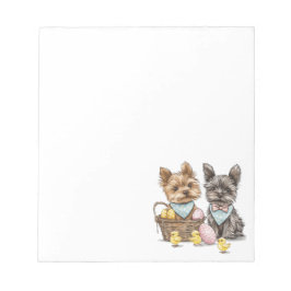 Påsk Yorkshire Terrier Hundar Anteckningsblock