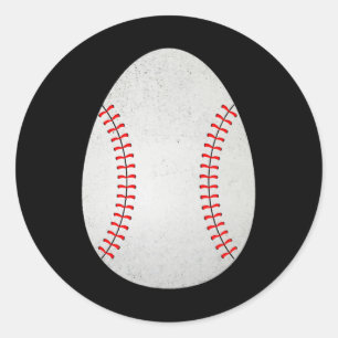 Påskägg Baseball Påsk Kids Boys Runt Klistermärke