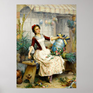 Påskägg, bra vintage poster