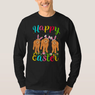 Påskägg Bunny Labradoodle Hund Easte T Shirt