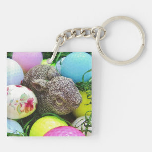 Påskägg, bunny och Golf Bollar