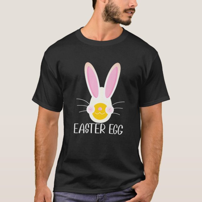 Påskägg Bunny Rabbit Eggs Hunting Vår Egg Hu T Shirt (Framsida)