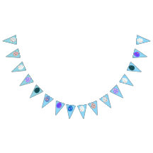 Påskägg buntar med blommigt