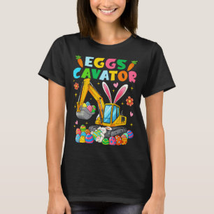 Påskägg-cavator Kanin Grävmaskin Pojkar Mig T Shirt