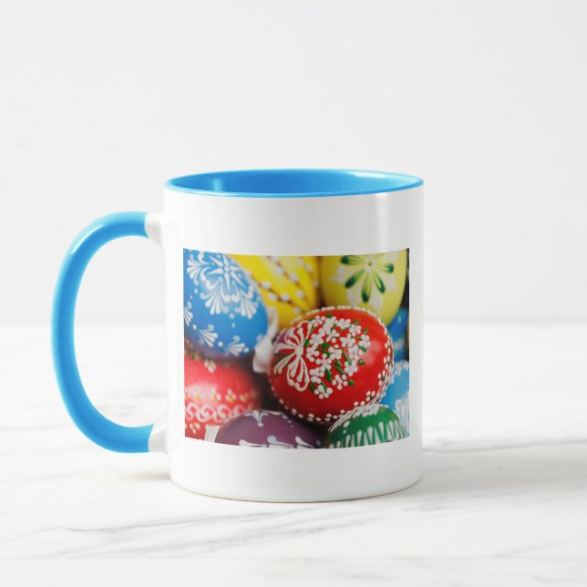 Påskägg Colorful Helgdag Vår Art Mugg (Vänster)