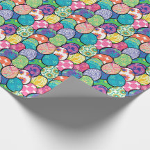 Påskägg Colorful Mönster