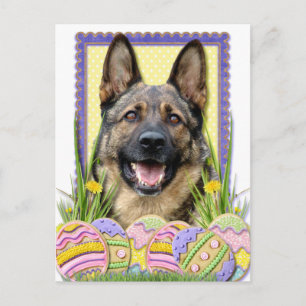 Påskägg Cookies - German Shepherd Helg Vykort