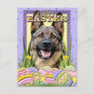 Påskägg Cookies - German Shepherd Helg Vykort