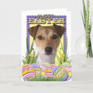 Påskägg Cookies - Jack Russell Helgkort