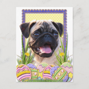 Påskägg Cookies - Pug Helg Vykort