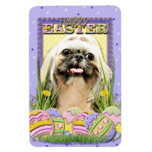 Påskägg Cookies - Shih Tzu - Opal Magnet