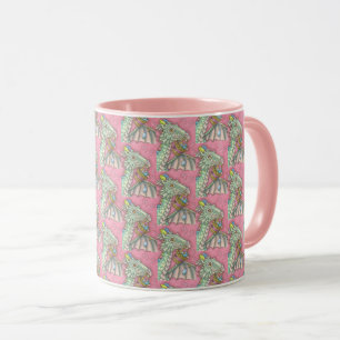 PÅSKÄGG DRAGON MUGG Repetera Rosa