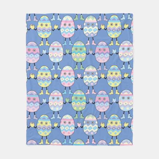 Påskägg Eggheads Fleecefilt (Framsidan)