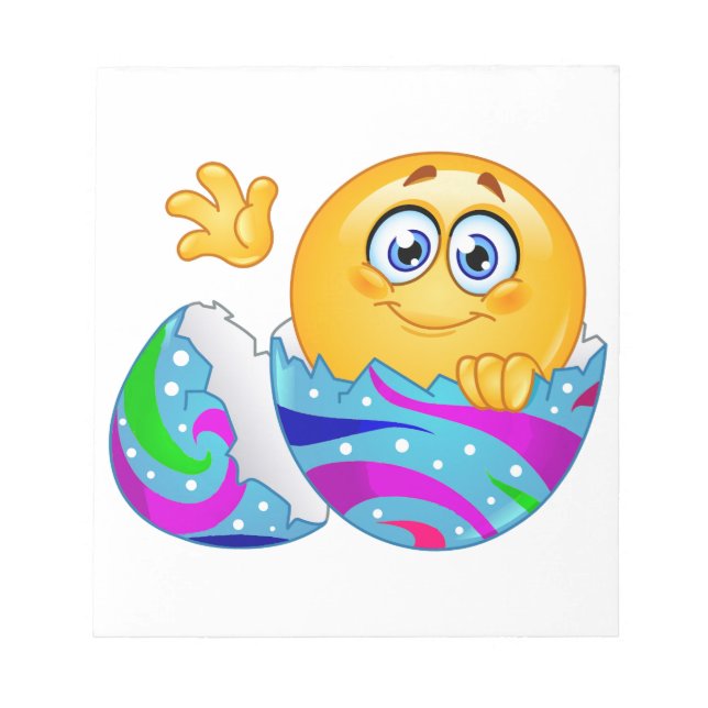 Påskägg Emoji Anteckningsblock (Framsida)