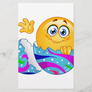 Påskägg Emoji Brevpapper