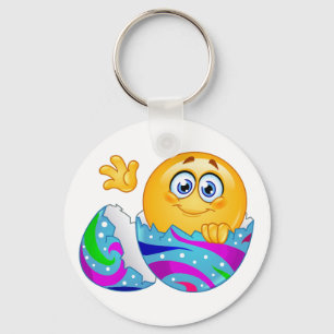 Påskägg Emoji Nyckelring