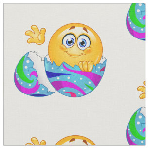 Påskägg Emoji-väv Tyg