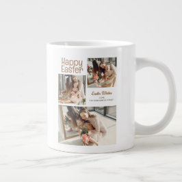 Påskägg Family-fotot för Elegant Påsk Blessings-fa Jumbo Mugg