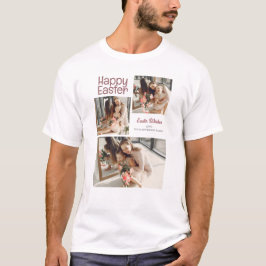 Påskägg Family-fotot för Elegant Påsk Blessings-fa T Shirt