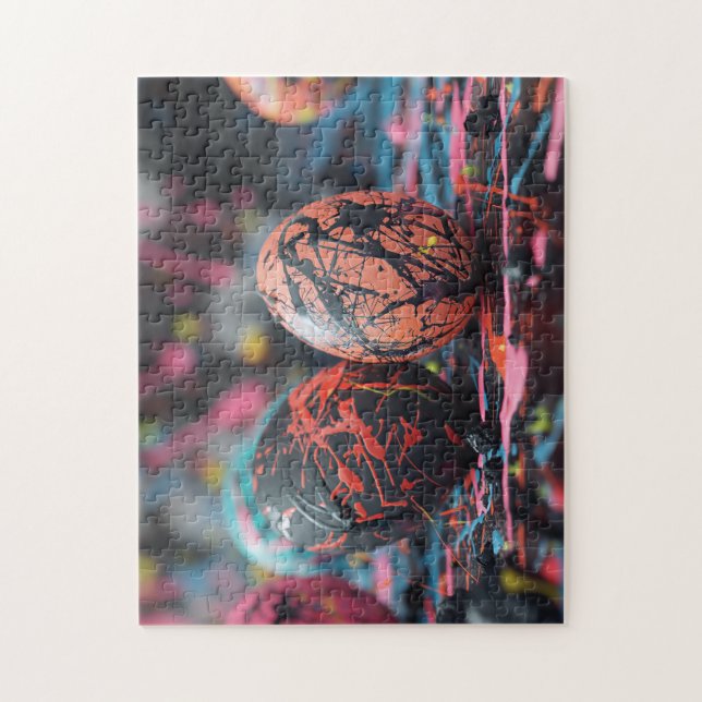 Påskägg för att montera färg pussel (Vertikal)