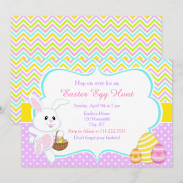Påskägg för Påskhare av ljud Inbjudningar