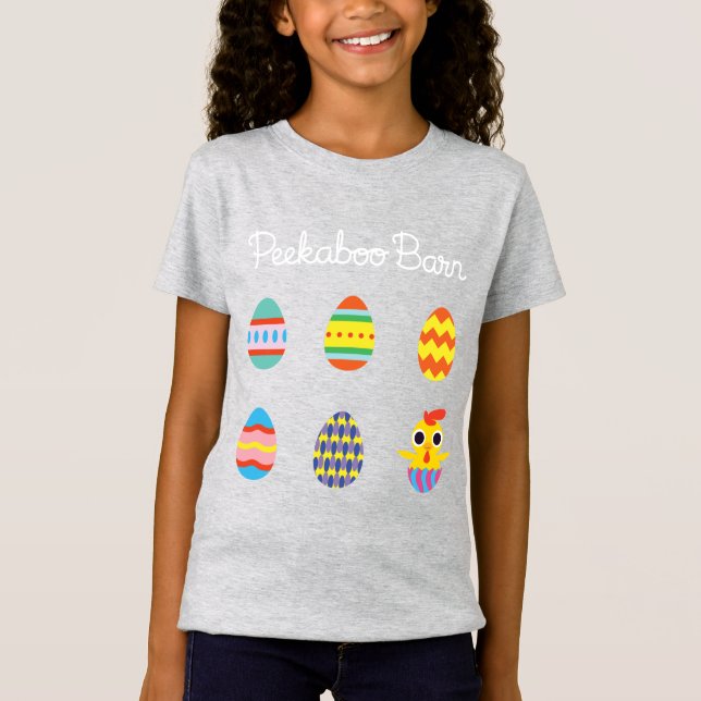 Påskägg för Peekabooladugårdpåsk | T-shirt (Framsida)