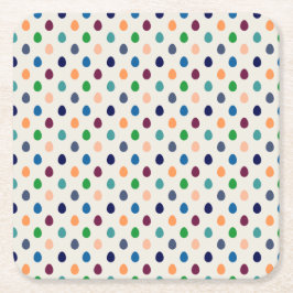 Påskägg för roligt underlägg papper kvadrat