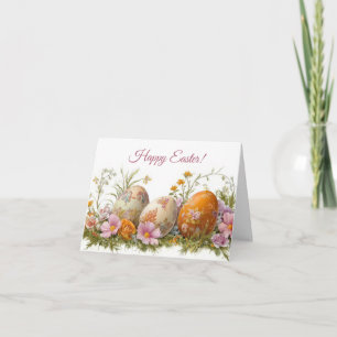 Påskägg för söt Watercolor Helgdag-kort Kort