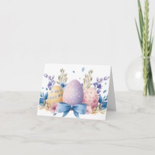 Påskägg för söt Watercolor Helgdag-kort Kort