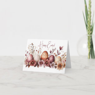 Påskägg för söt Watercolor Helgdag-kort Kort