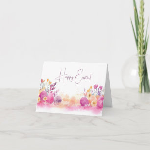 Påskägg för söt Watercolor Helgdag-kort Kort