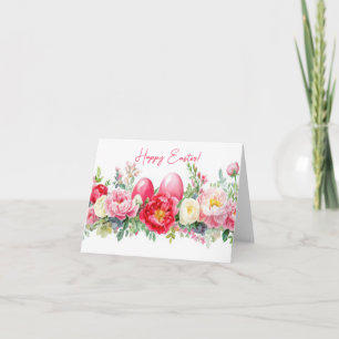 Påskägg för söt Watercolor Helgdag-kort Kort