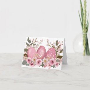 Påskägg för söt Watercolor Helgdag-kort Kort