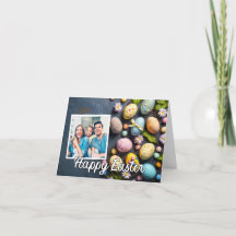 Påskägg Fotomall för färgstark Anpassningsbar