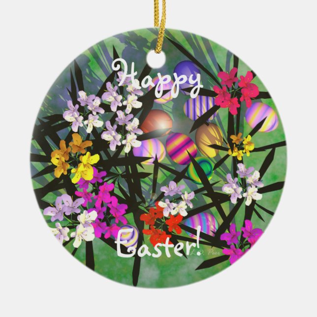 Påskägg Garden Julgransprydnad Keramik (Framsidan)