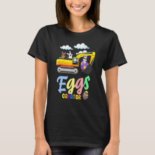 Påskägg Hun För barn Småbarn Funny Eggscavator T Shirt