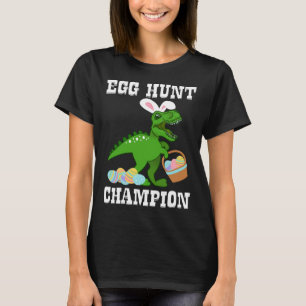 Påskägg HUNT CHAMPION T Rex Dinosaur Bunny Funn Shirt