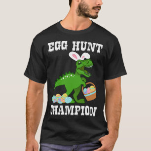 Påskägg HUNT CHAMPION T Rex Dinosaur Bunny Funn Shirt