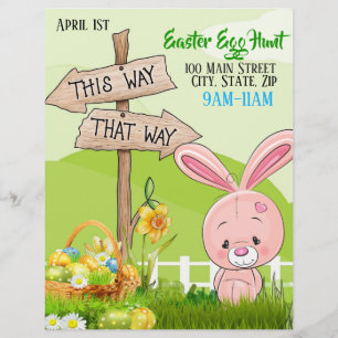 Påskägg Hunt Event Flyer