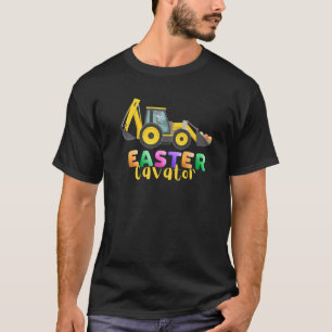 Påskägg Hunt Funny Eggscavator Bunny Driving Tr T Shirt