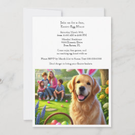 Påskägg Hunt Helgdag-Roligt Inbjudningar