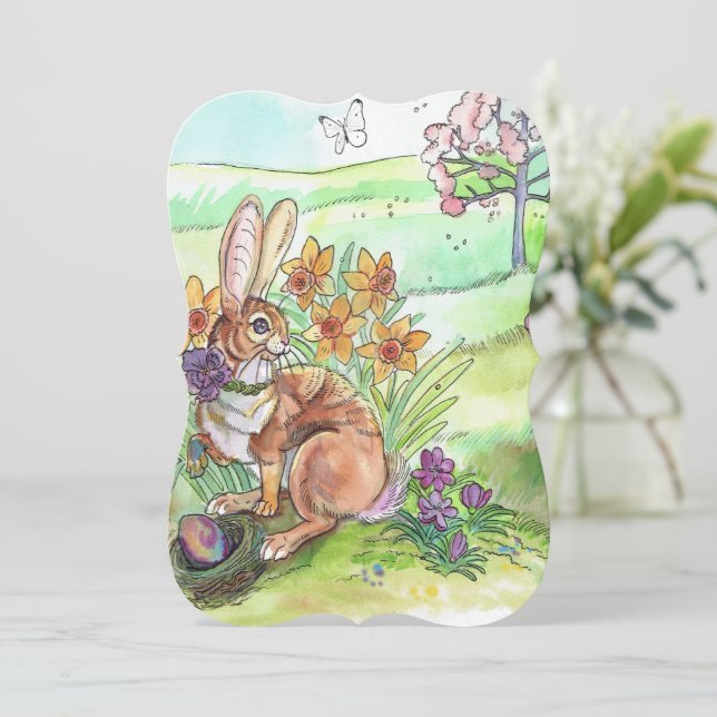 Påskägg Hunt Inbjudan (Stående Fram)