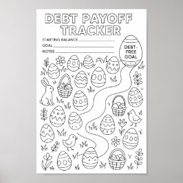 Påskägg - Hunt Payoff Tracker Poster