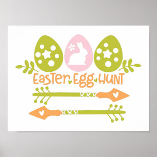 Påskägg Hunt Poster