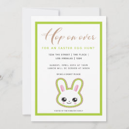 Påskägg Hunt Skutt on Over Bunny Personlig Inbjudningar