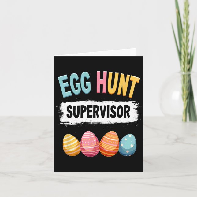 Påskägg Hunt Supervisor 1 Kort (Framsida)