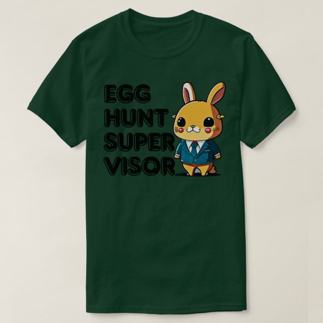 Påskägg Hunt Supervisor 4 T Shirt (Design framsida)